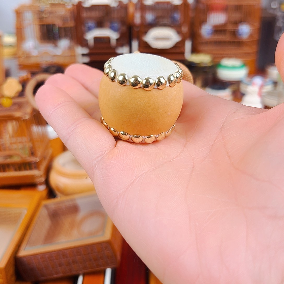 木葫芦小鼓手把件