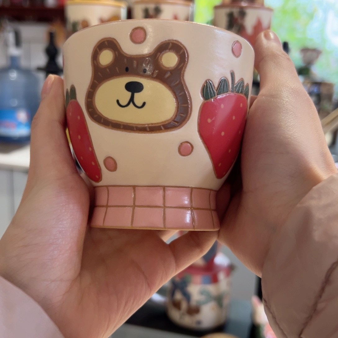 小***胖陶瓷艺术手作器皿高脚手作入荷