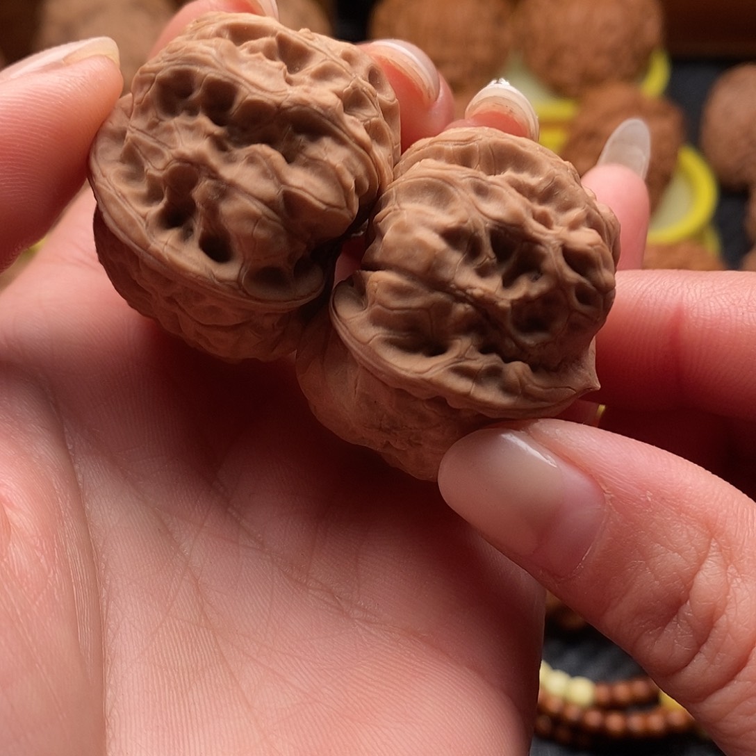 桃核把件35门头沟元宝