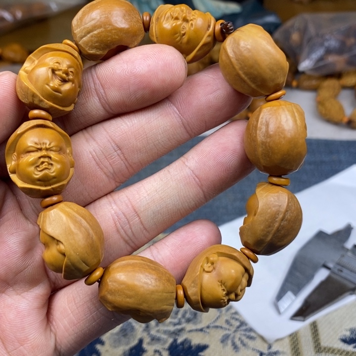 橄榄核手串/手链橄榄核雕工艺手串