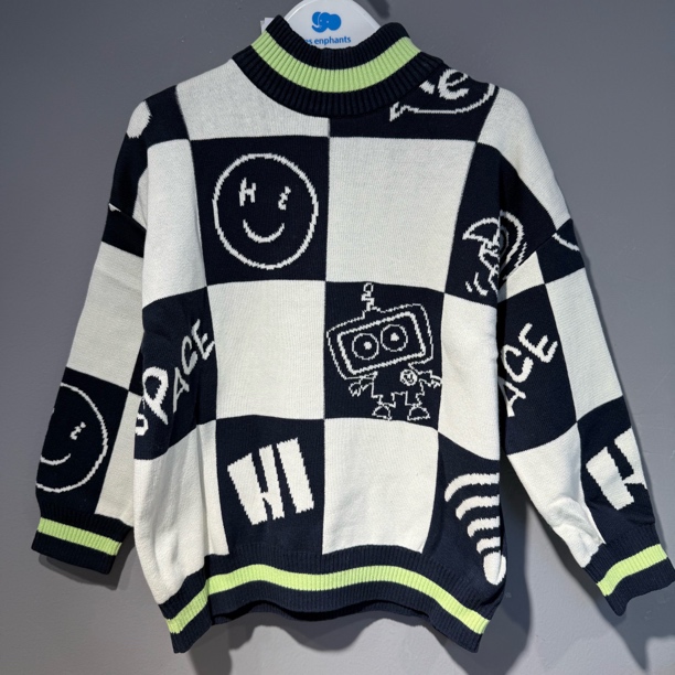 男童春秋款针织套头毛衣线衫