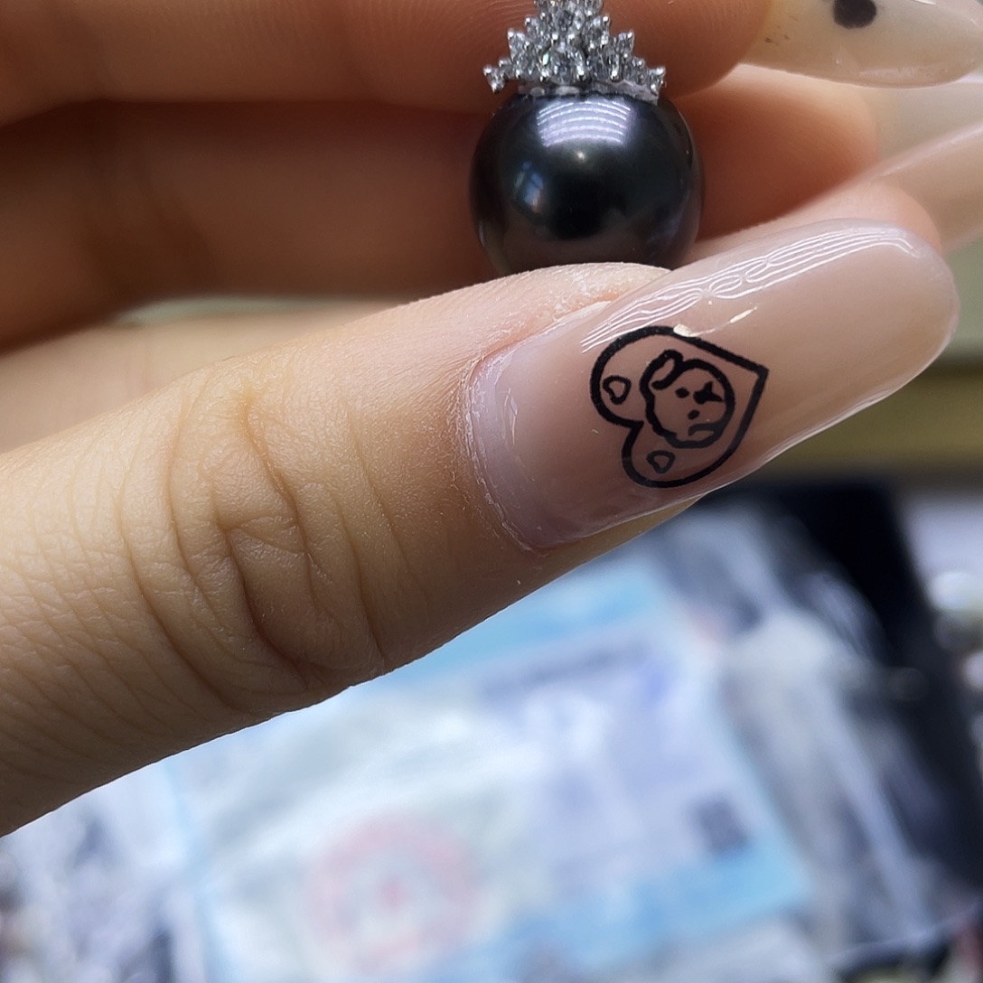 海水珍珠18K金镶嵌颈饰