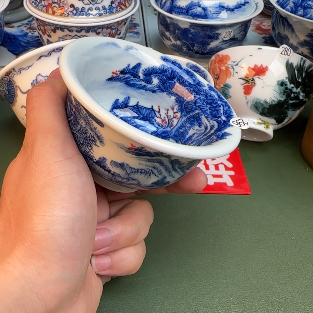 彦祖纯手工手绘茶具296