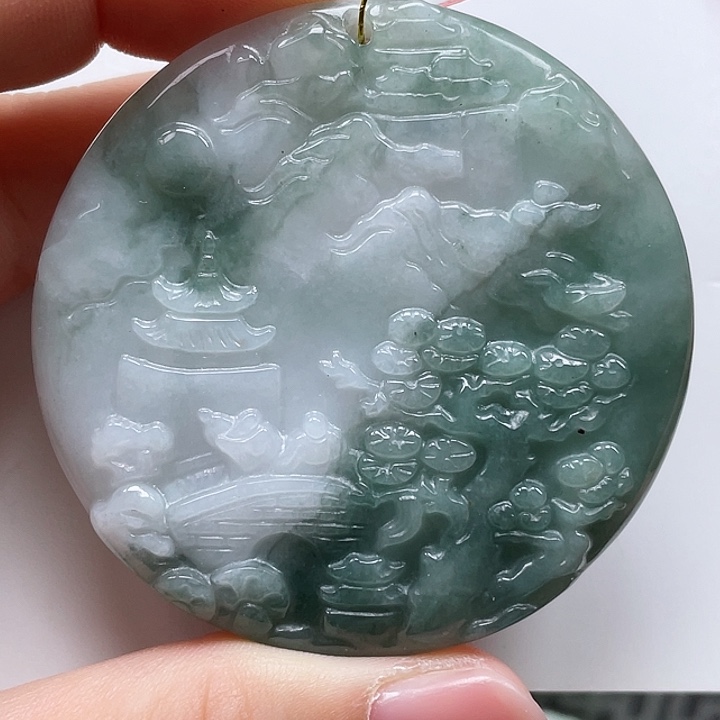 翡翠未镶嵌颈饰翡翠