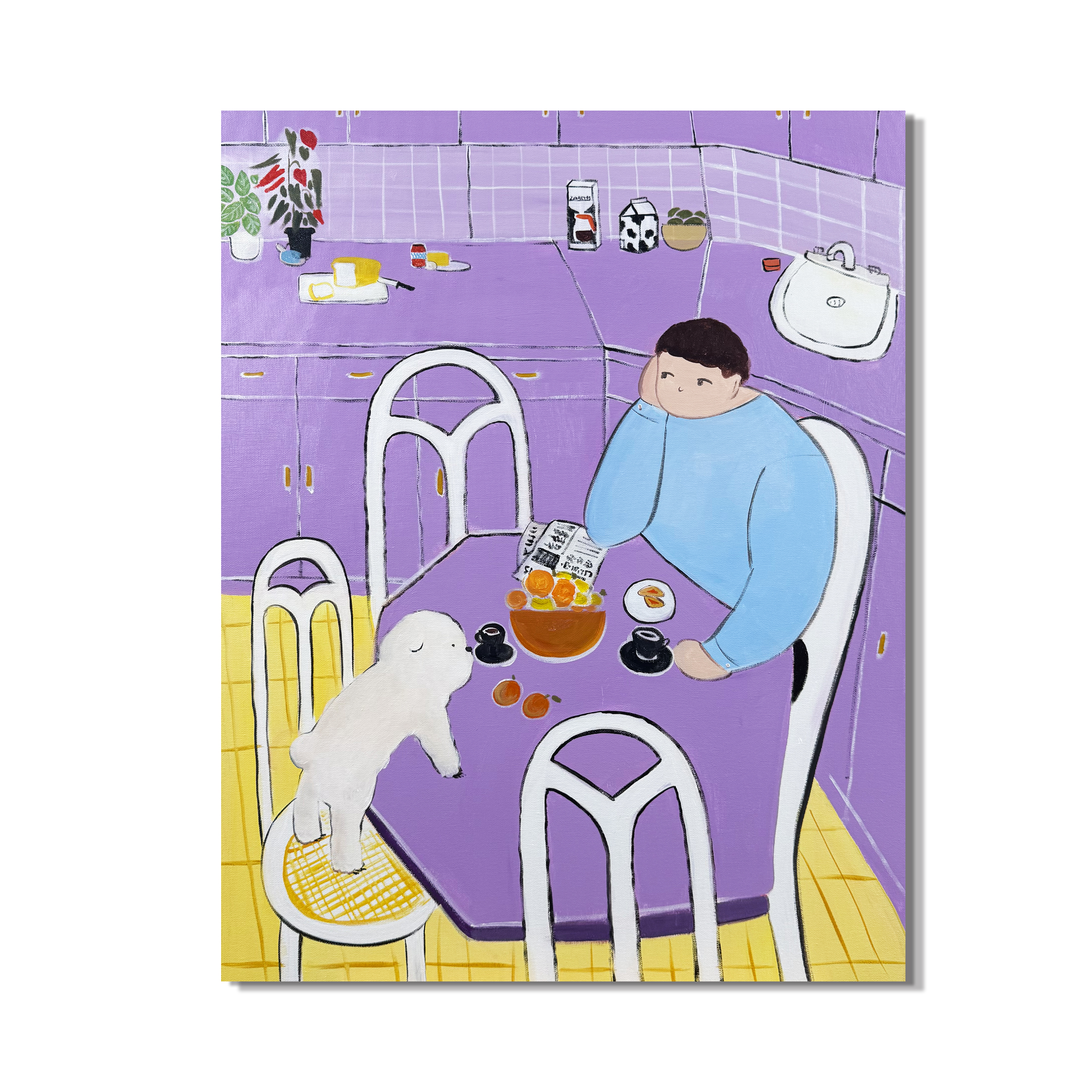 【相伴】60*80 丙烯挂画