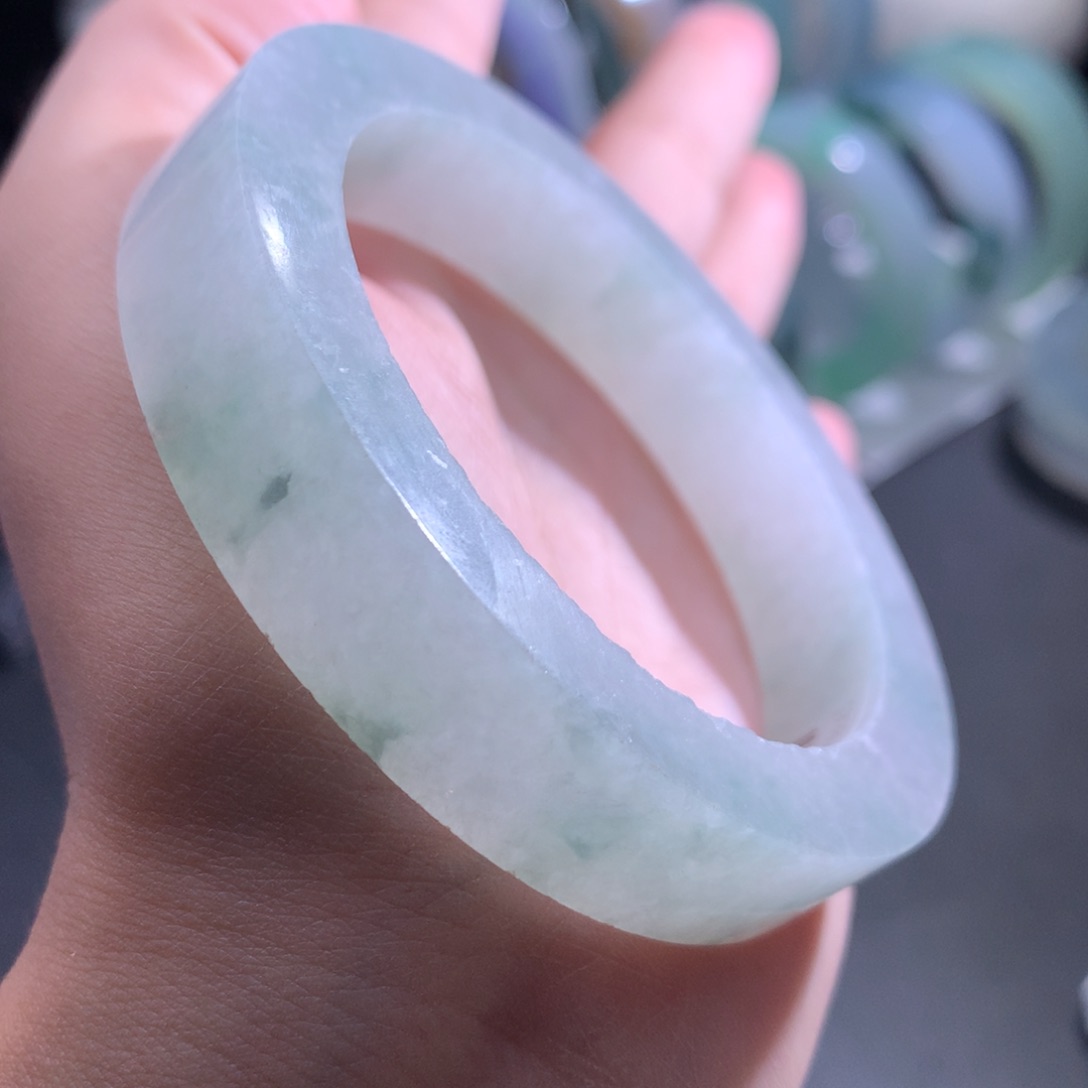 未镶嵌翡翠定制翡翠冰晴小碎花