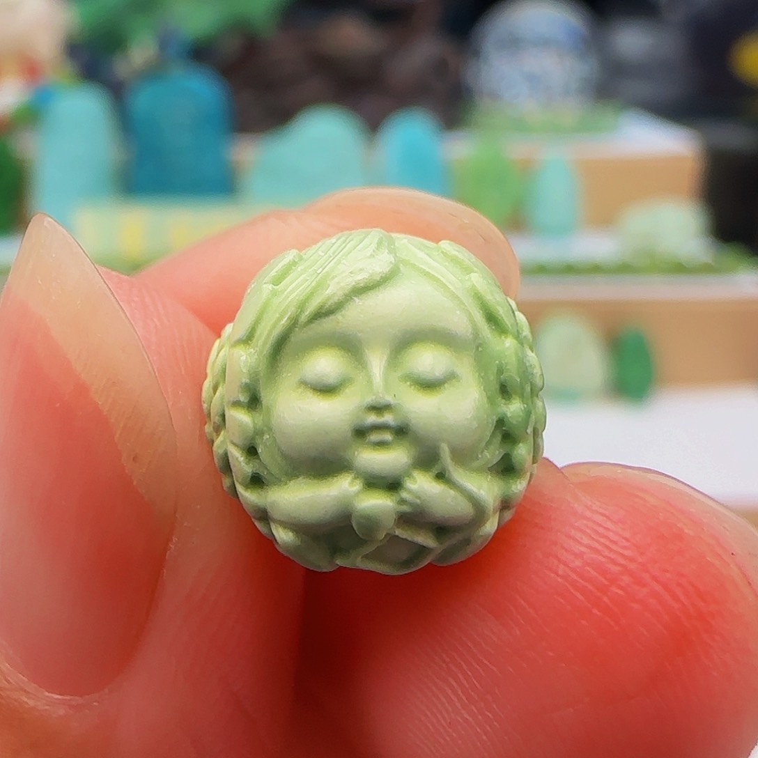 绿松石未镶嵌项链