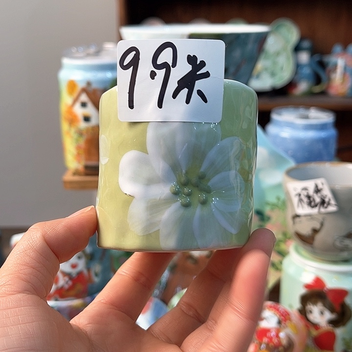 陶景德镇釉下手绘陶瓷 