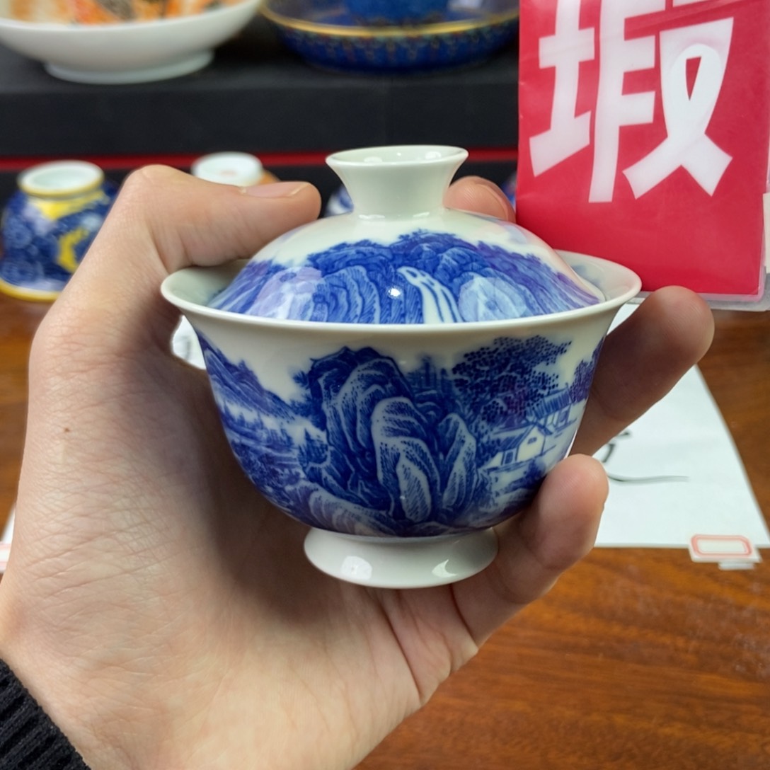 杯景德镇手绘陶瓷艺术