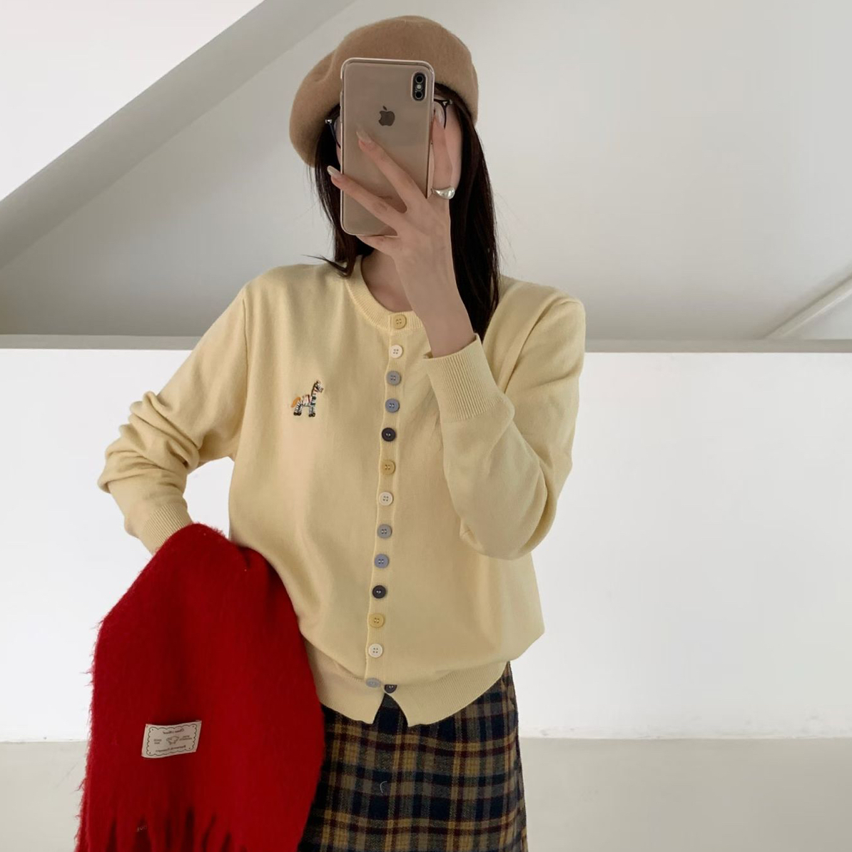 【YN】主播同款彩线大码毛衣