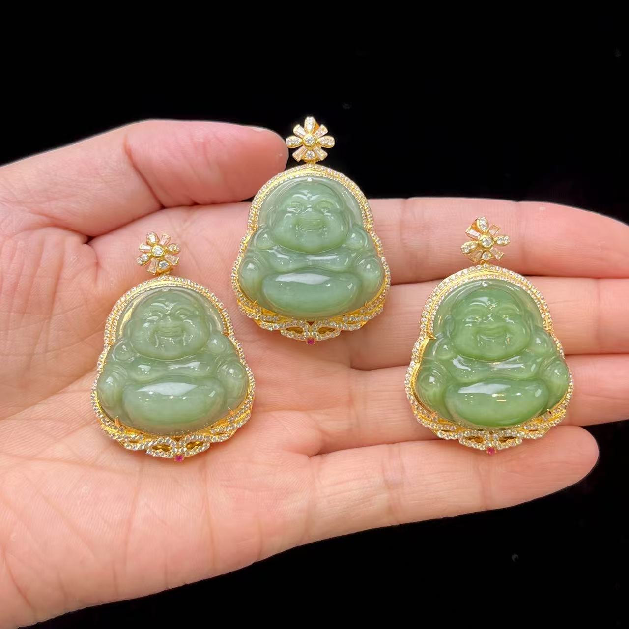 S925银和田玉吊坠（不带链/多样性只发一件） Y1801