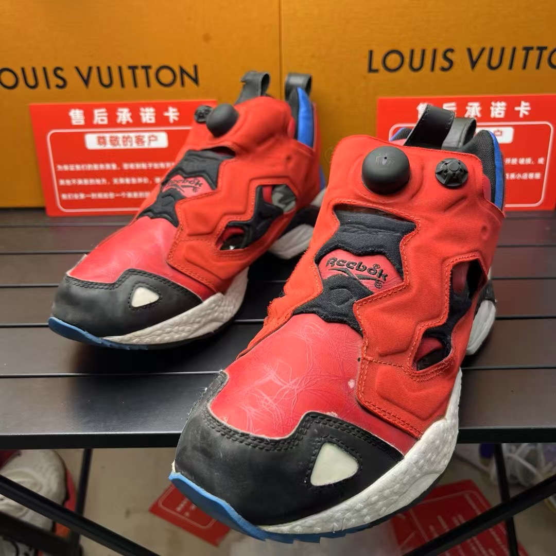 95新 MM6 特价款烁/43码/锐步 红蓝蜘蛛侠 