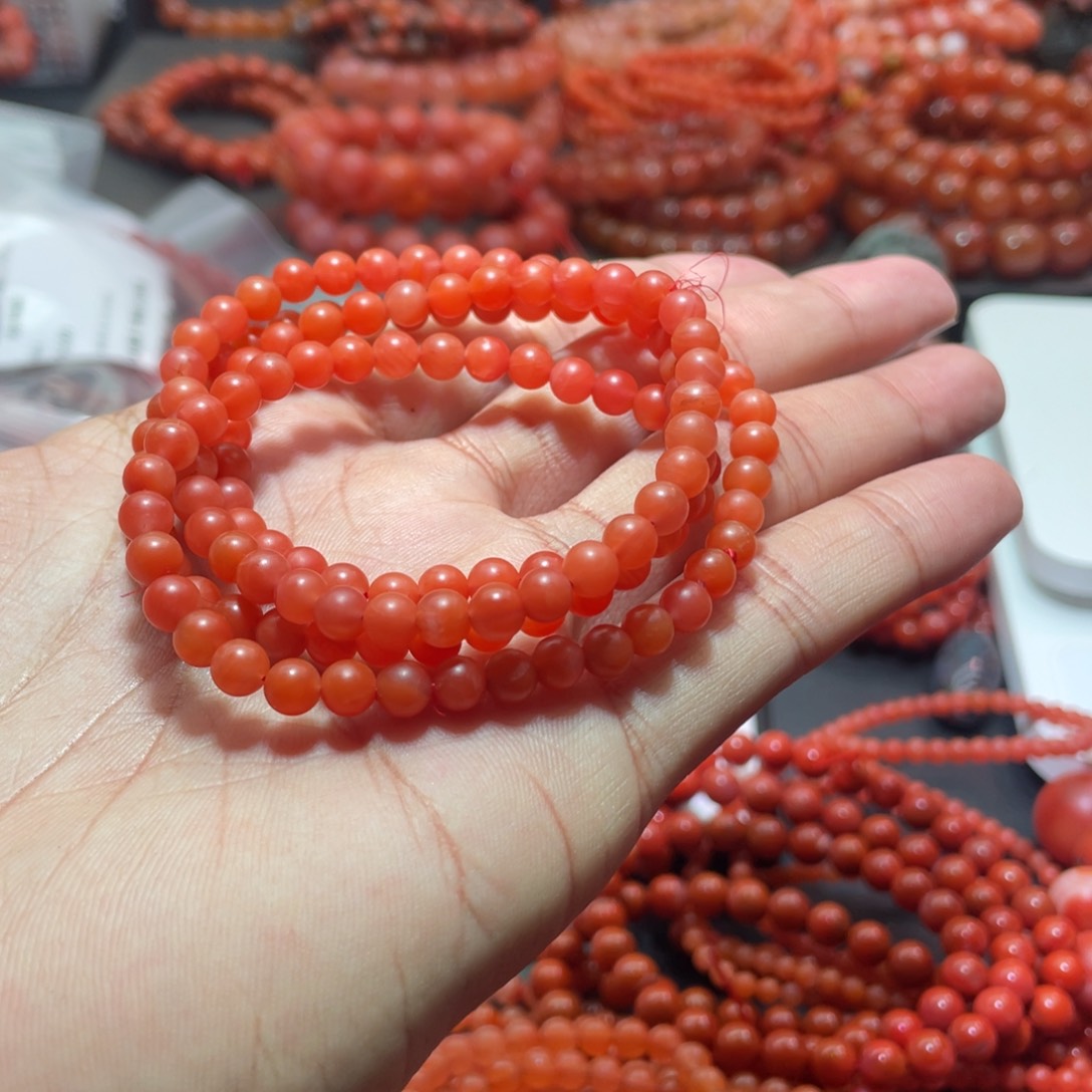 南红玛瑙手链未镶嵌H**a