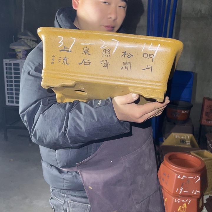 紫砂花盆紫砂等传统