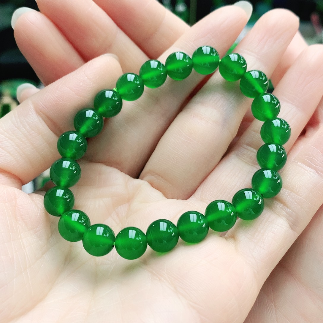 玛瑙/玉髓未镶嵌手链8mm