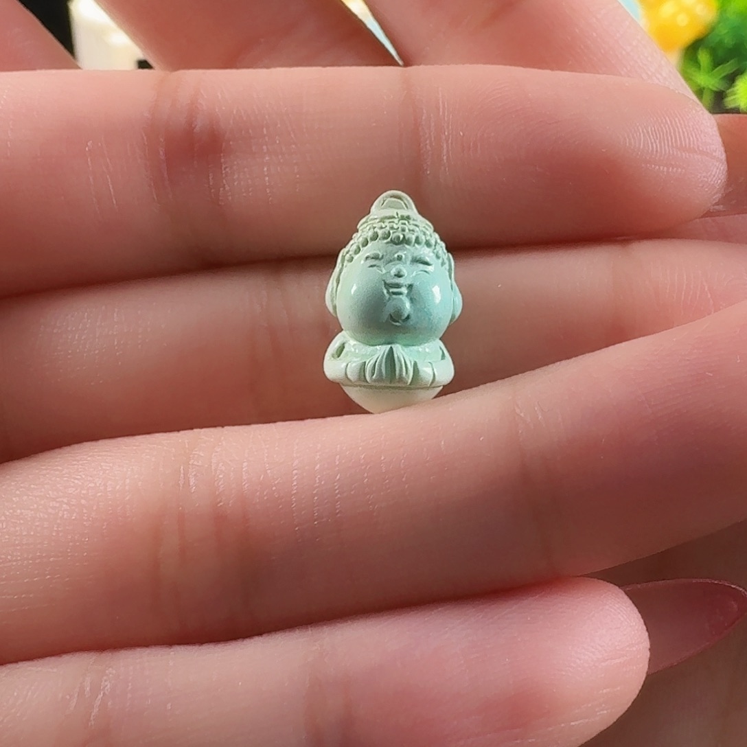 绿松石未镶嵌吊坠(不含链)