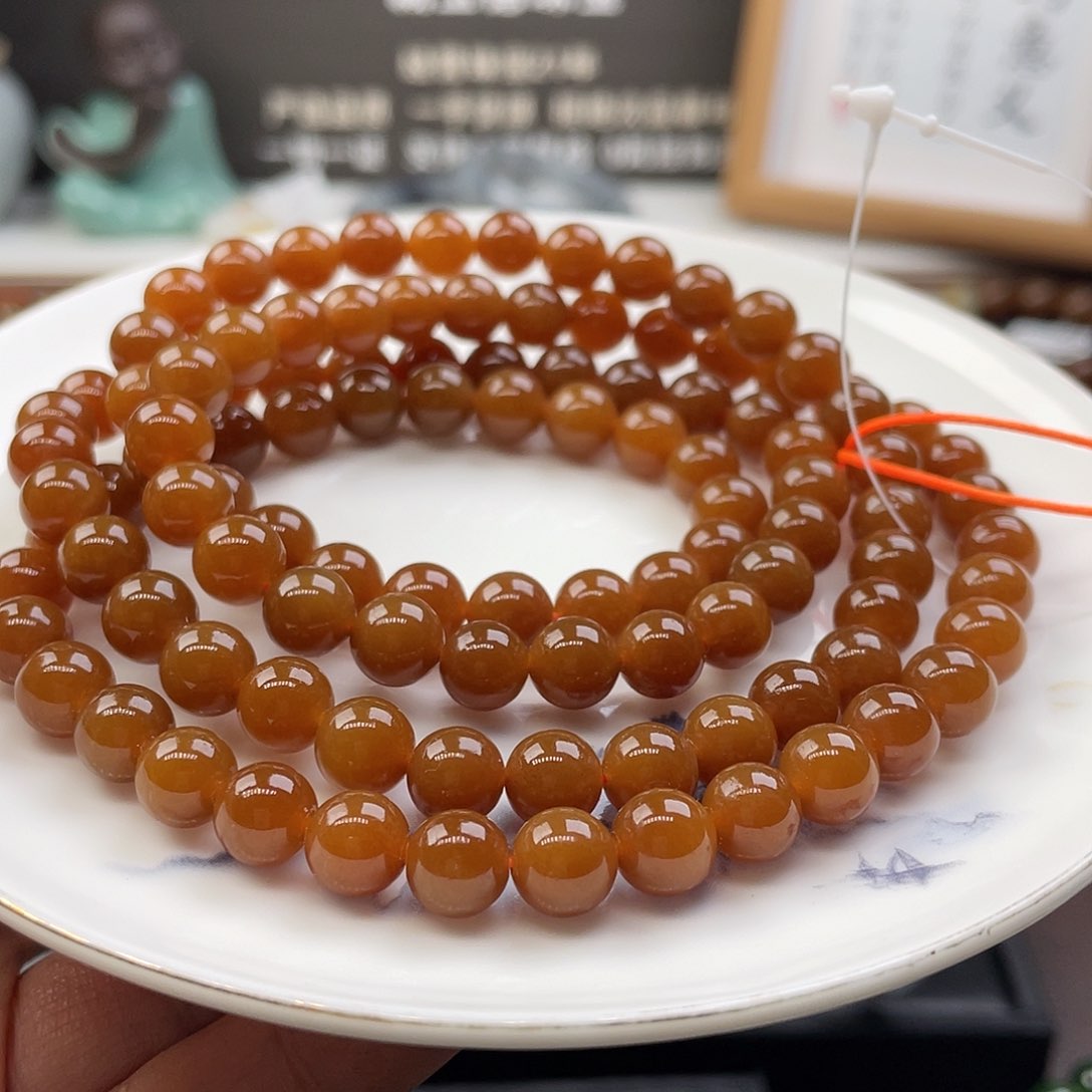 和田玉手串未镶嵌