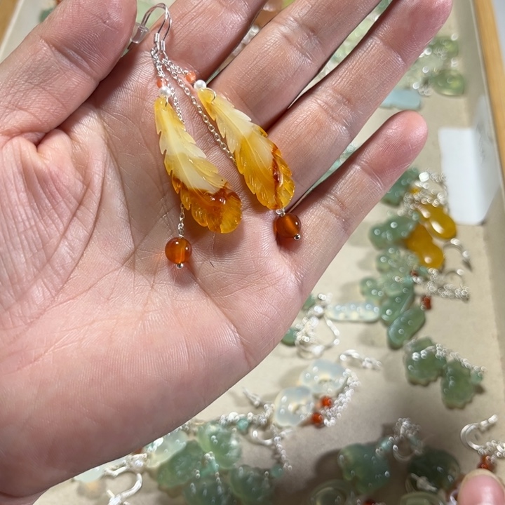 蛇纹石玉手链合金