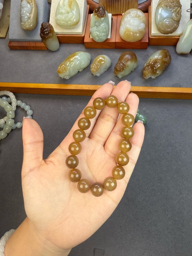 卞玉坊和田玉手串
