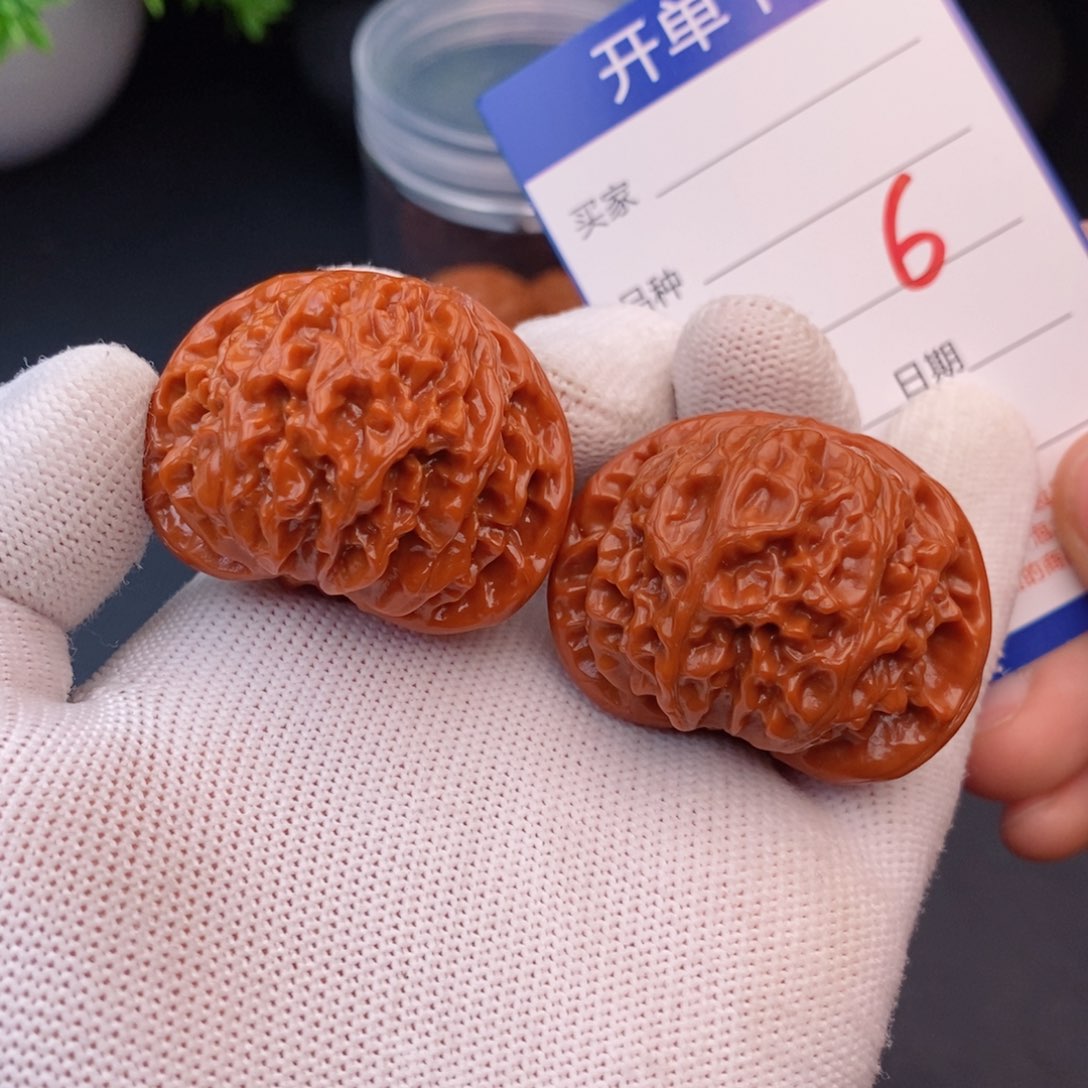 文玩核桃把件40宫灯6