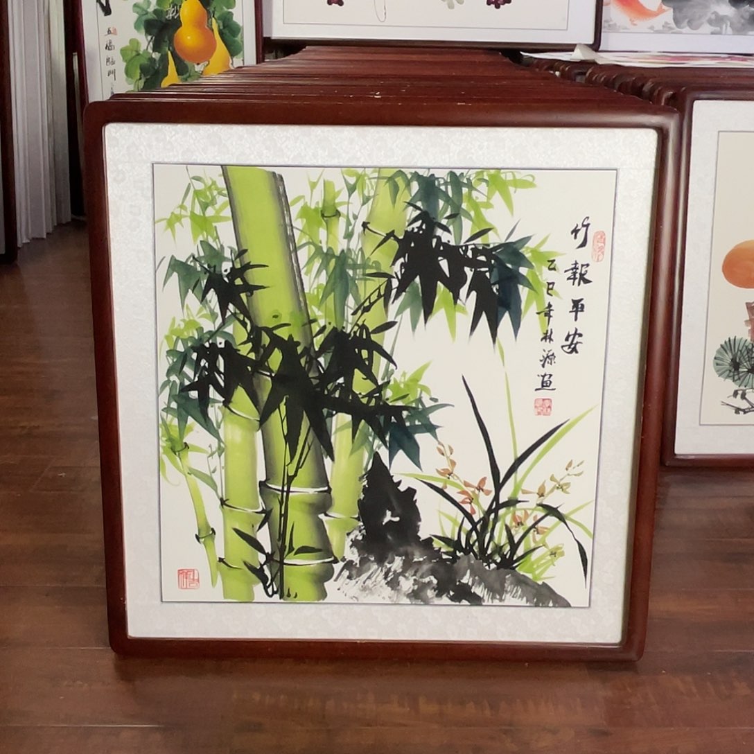 国画带框尺寸63*63厘米