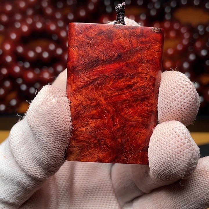 檀香紫檀（小叶紫檀）瘤疤53牌