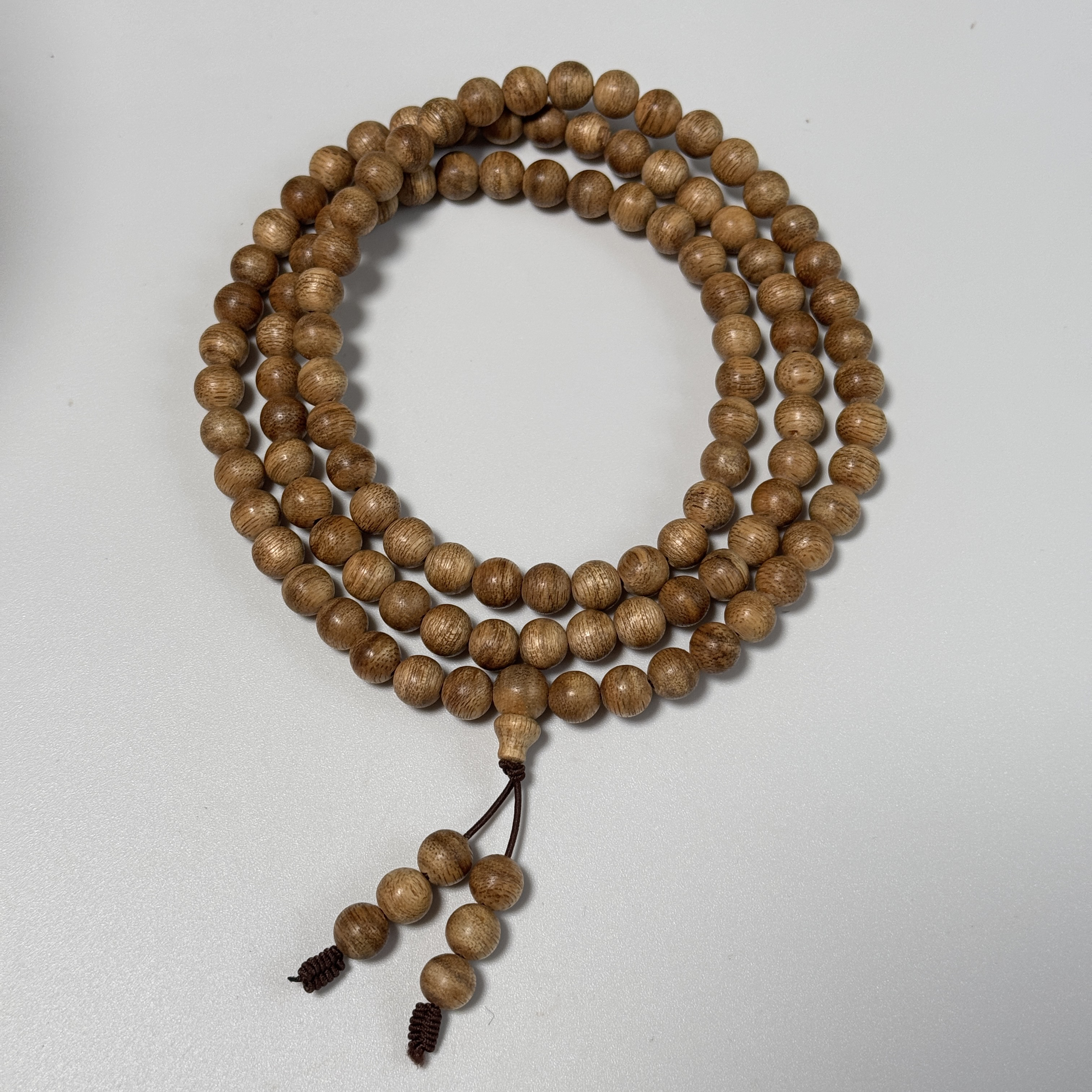 沉香天然野沉香圆珠07多圈多样性发一