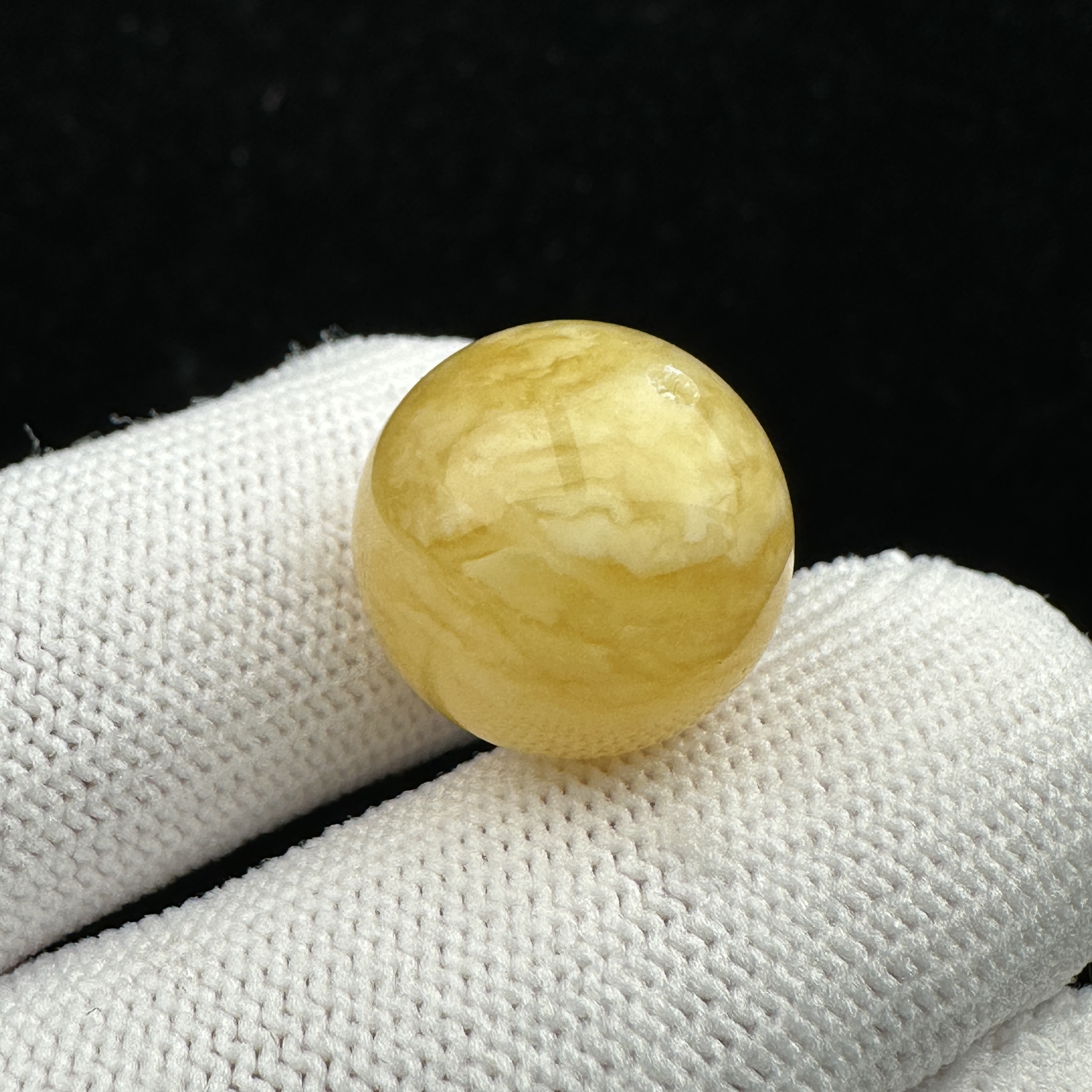 A1984天然蜜蜡圆珠16mm支持鉴定假一罚四