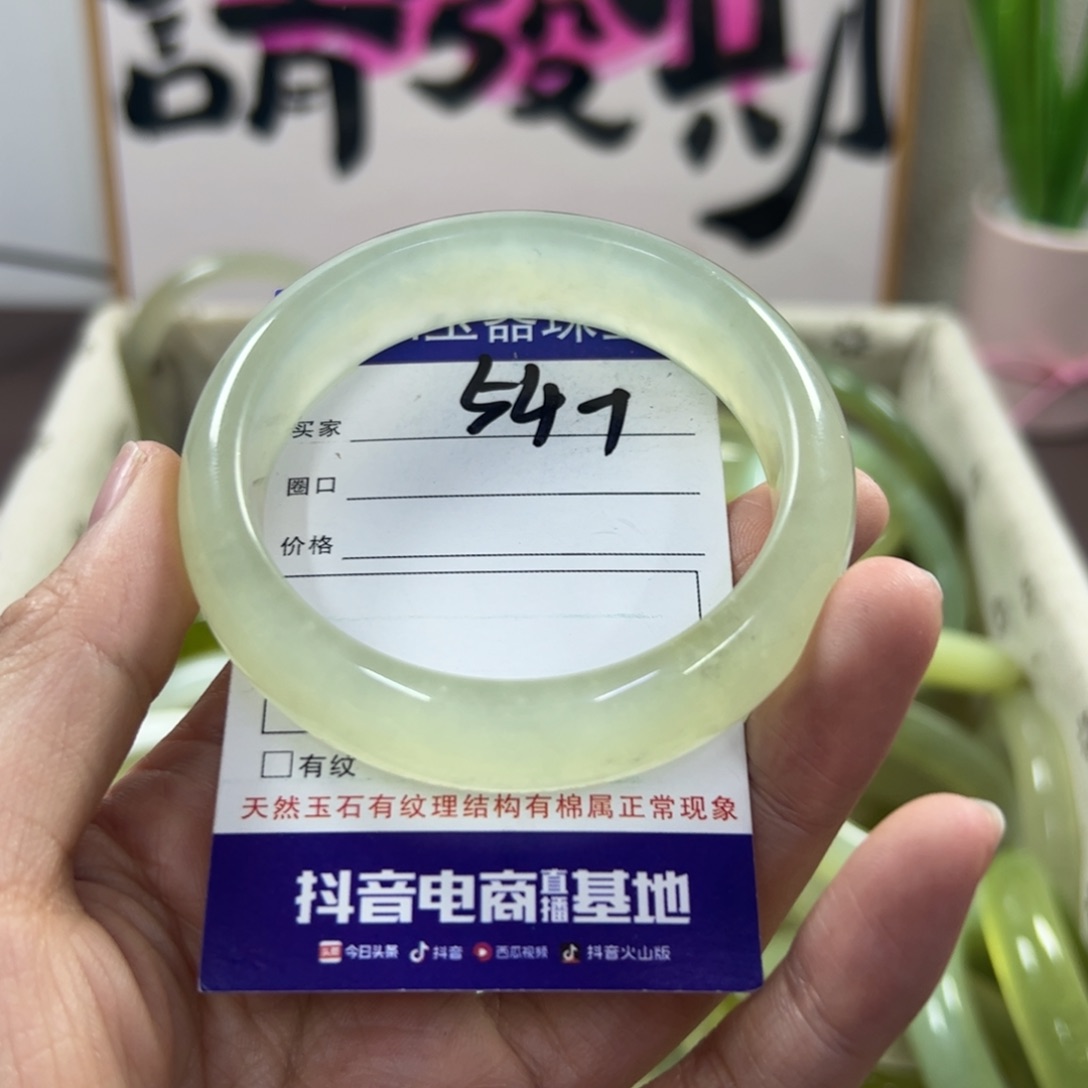 蛇纹石玉手镯未镶嵌744