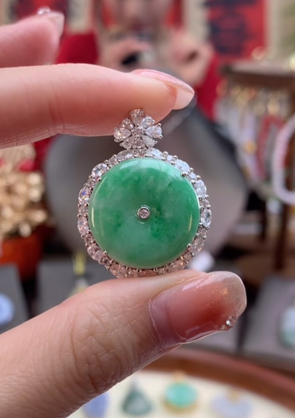 天然缅甸A货吊坠