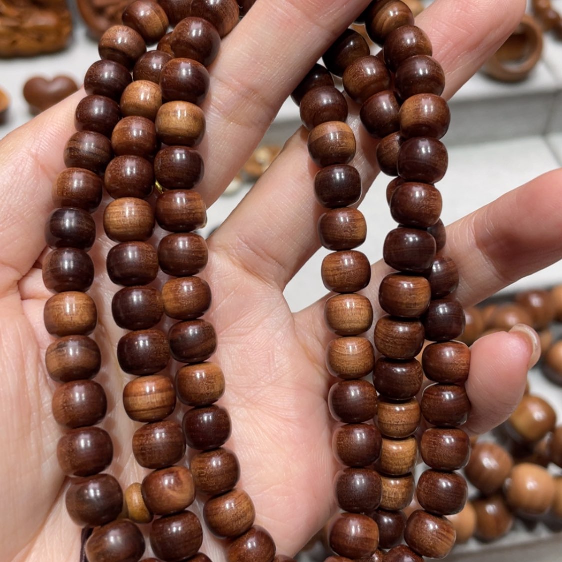 【闪购商品】檀香木手串/手链馨**哥78×108横纹沉水
