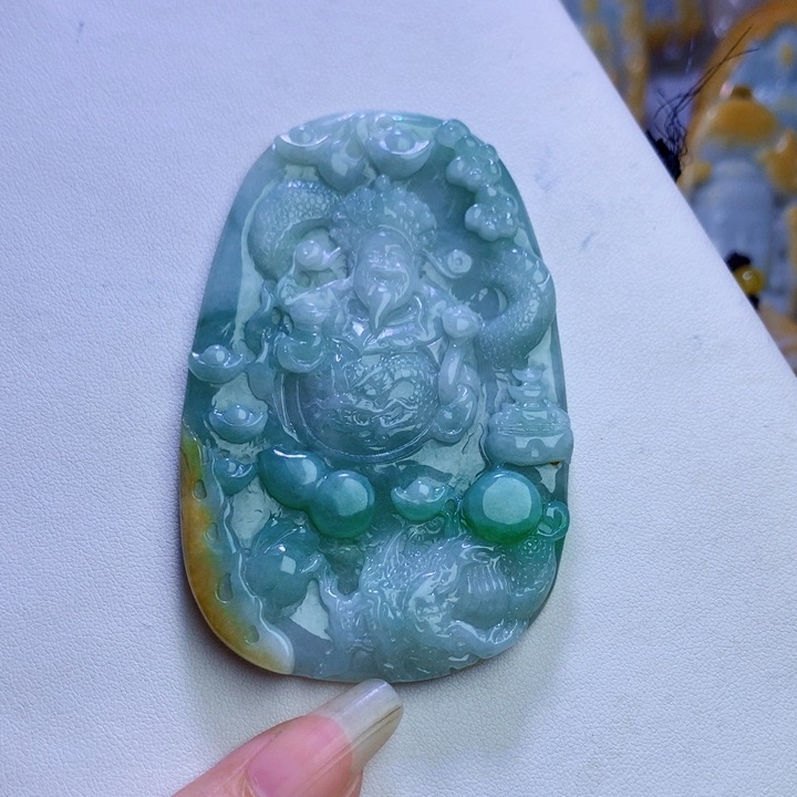 颈饰未镶嵌翡翠爱*财爷