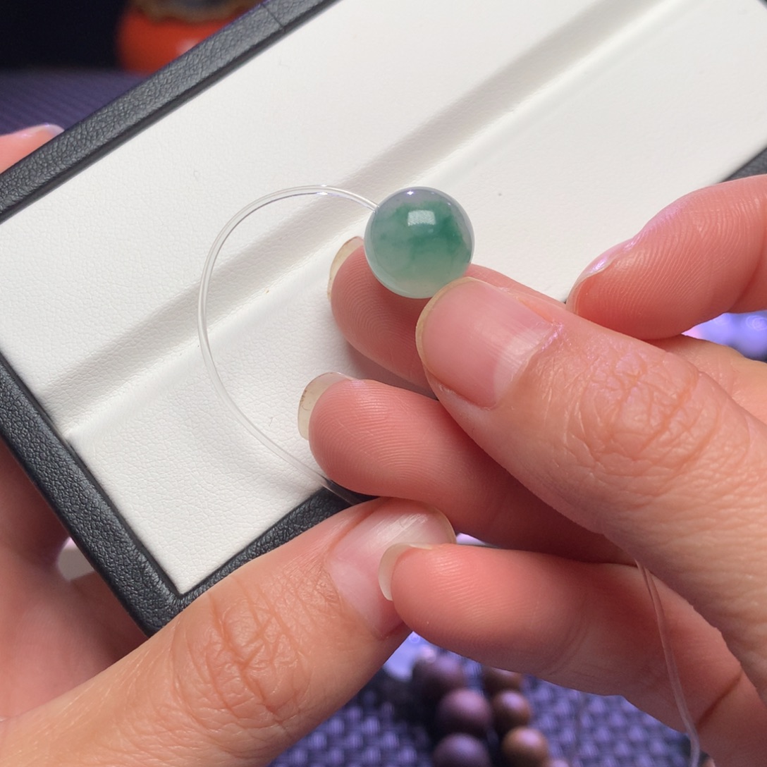 翡翠未镶嵌手链12mm