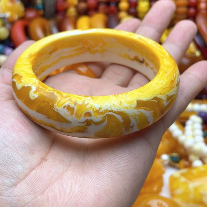 树脂制品16号飘花手镯