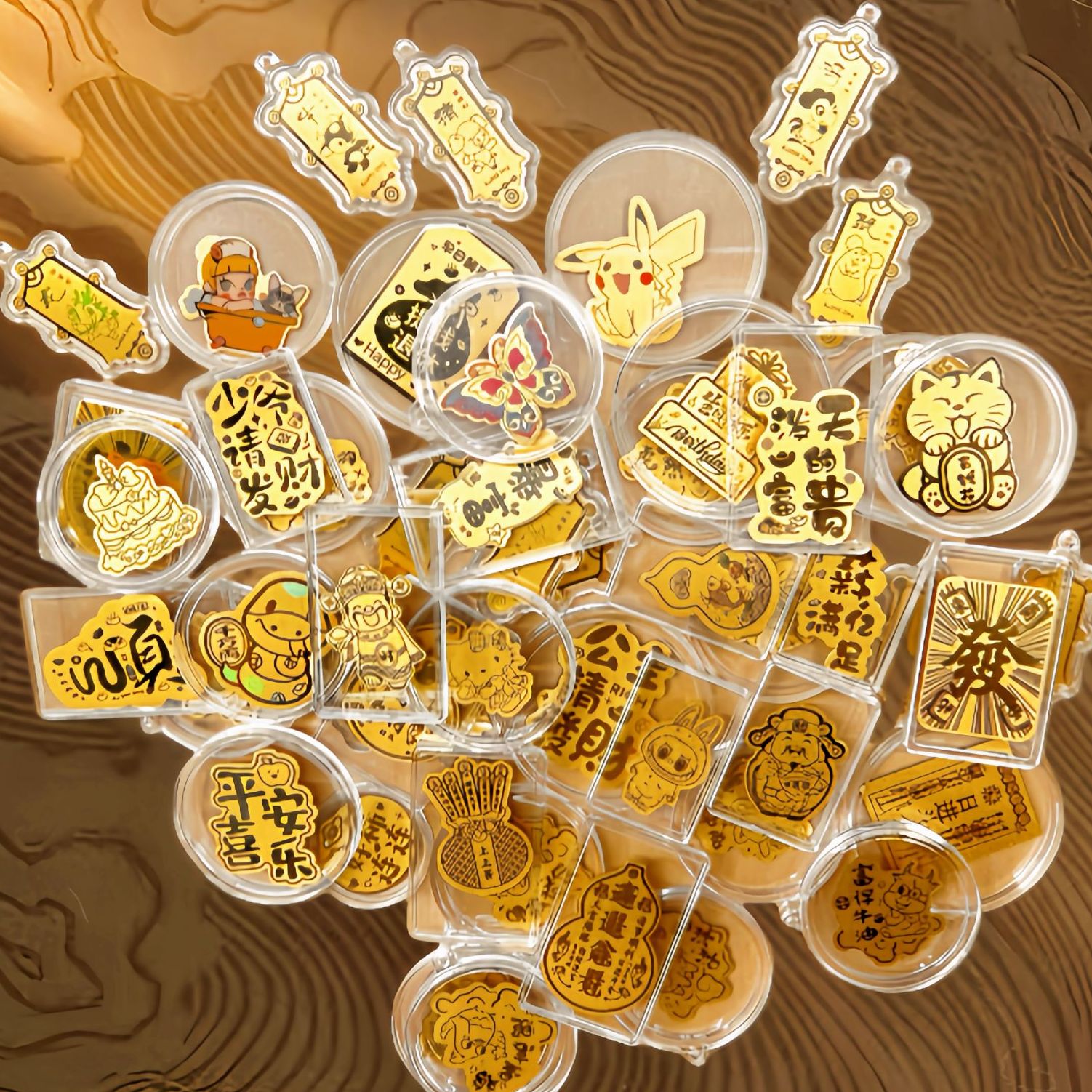 1枚手机贴 伴手礼 冰箱贴（祝福/卡通/生肖等系列任选）个性