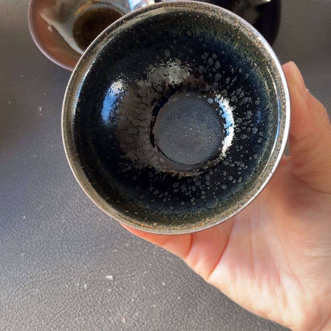 宸***烟塑料微瑕漱口建盏主人杯一个