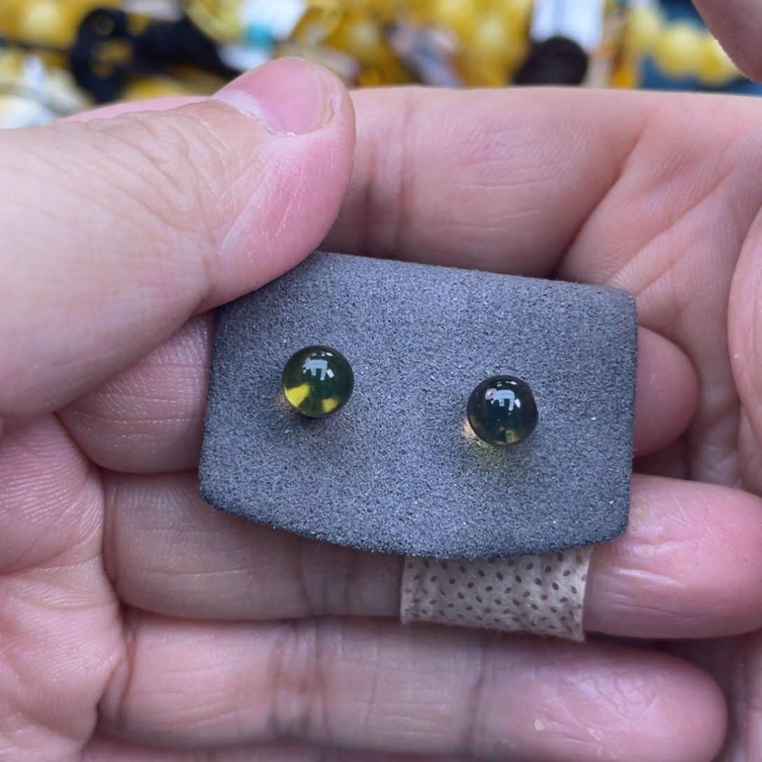 琥珀裸石未镶嵌琥珀蜜蜡