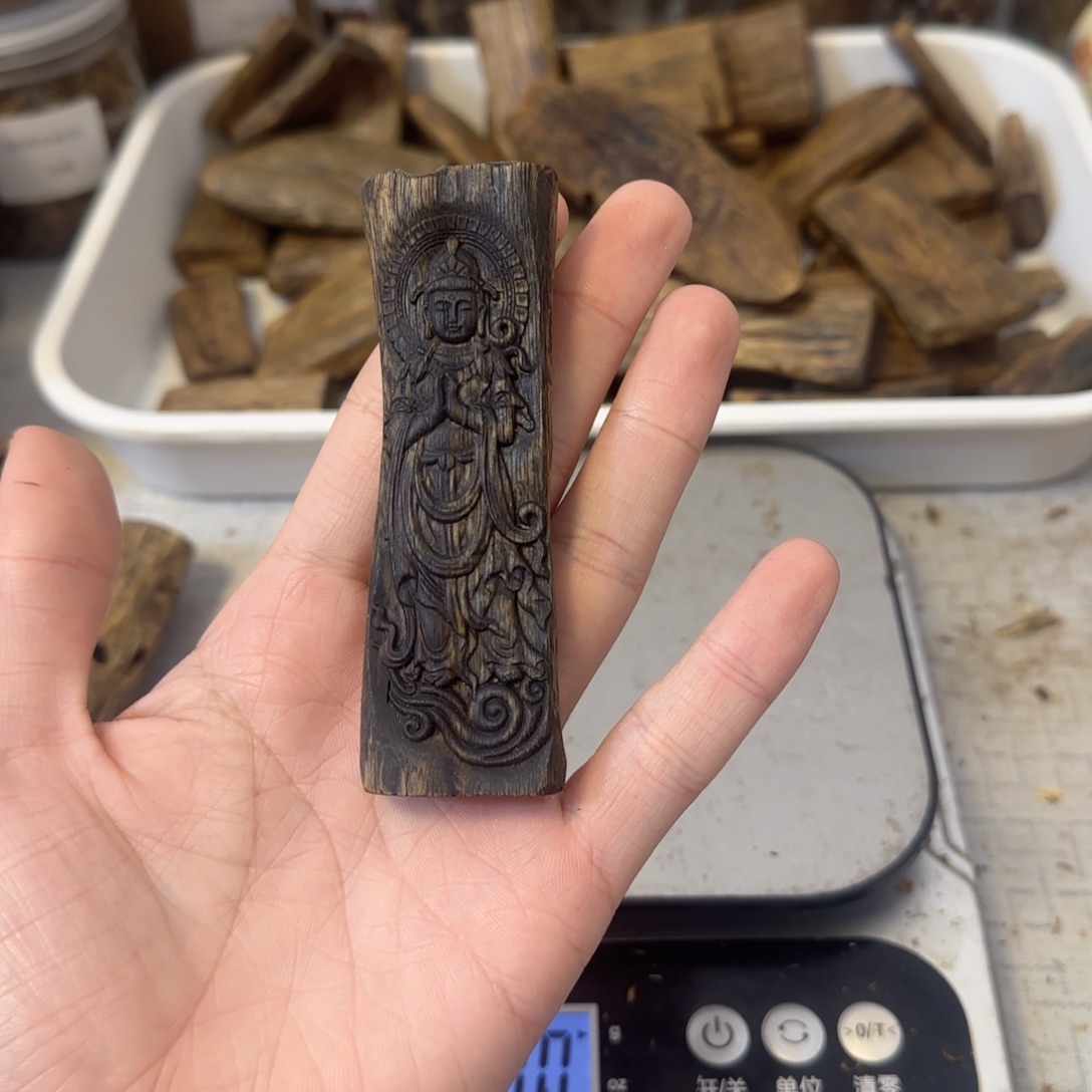 沉香沉香碎屑15克绿棋