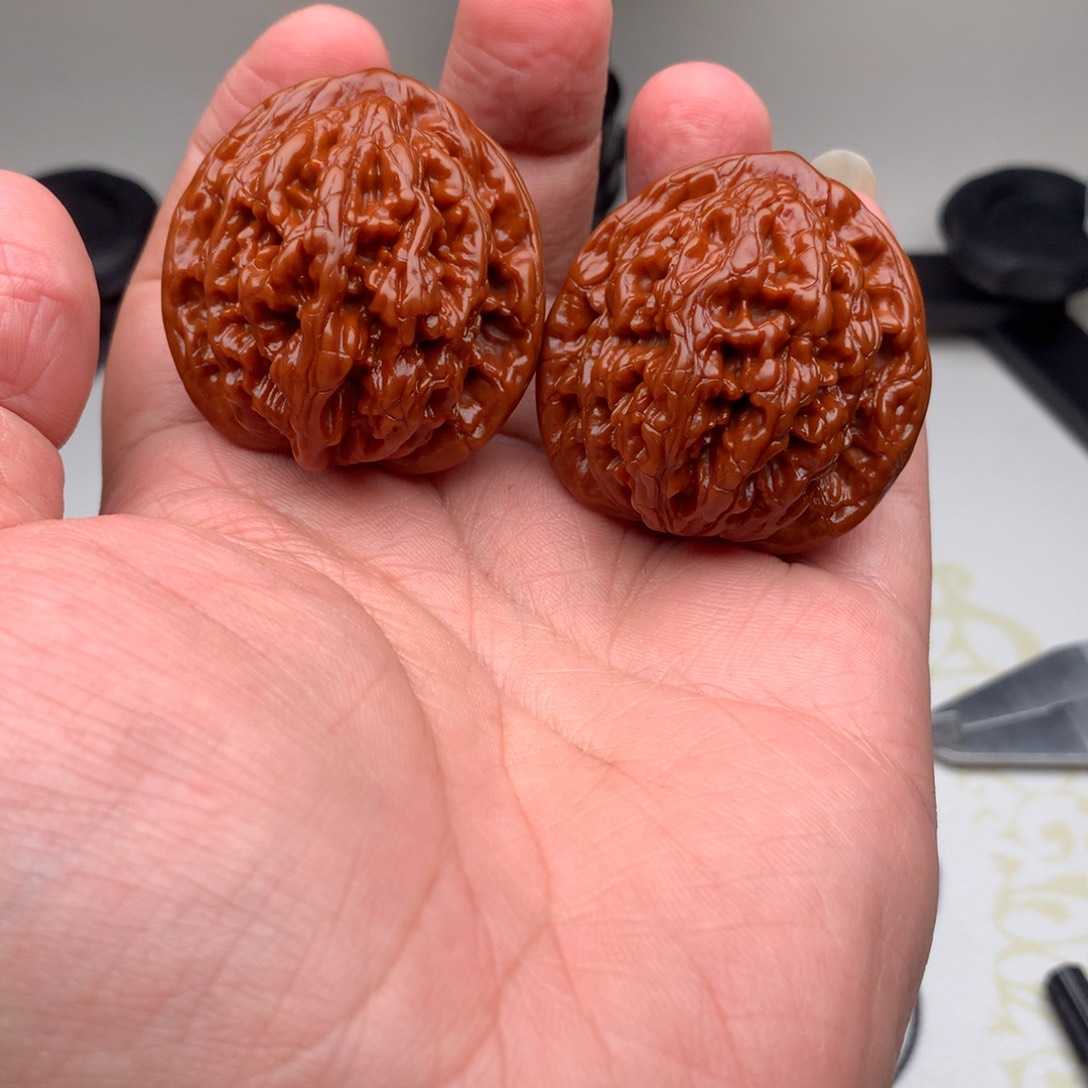 文玩核桃把件辉*爷虎头42