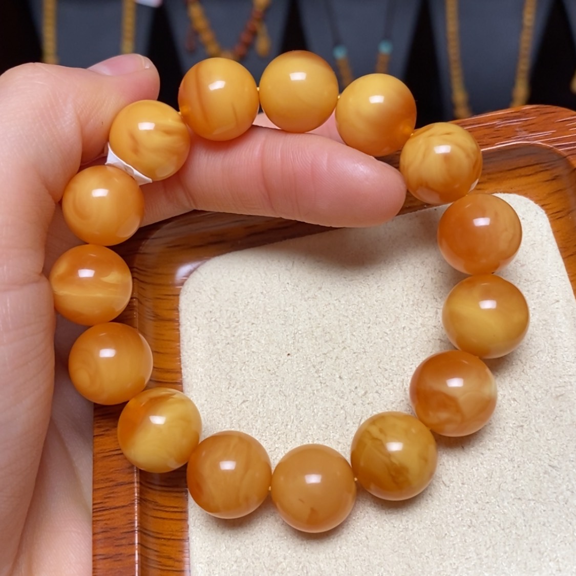 【闪购商品】未镶嵌蜜蜡手链手串