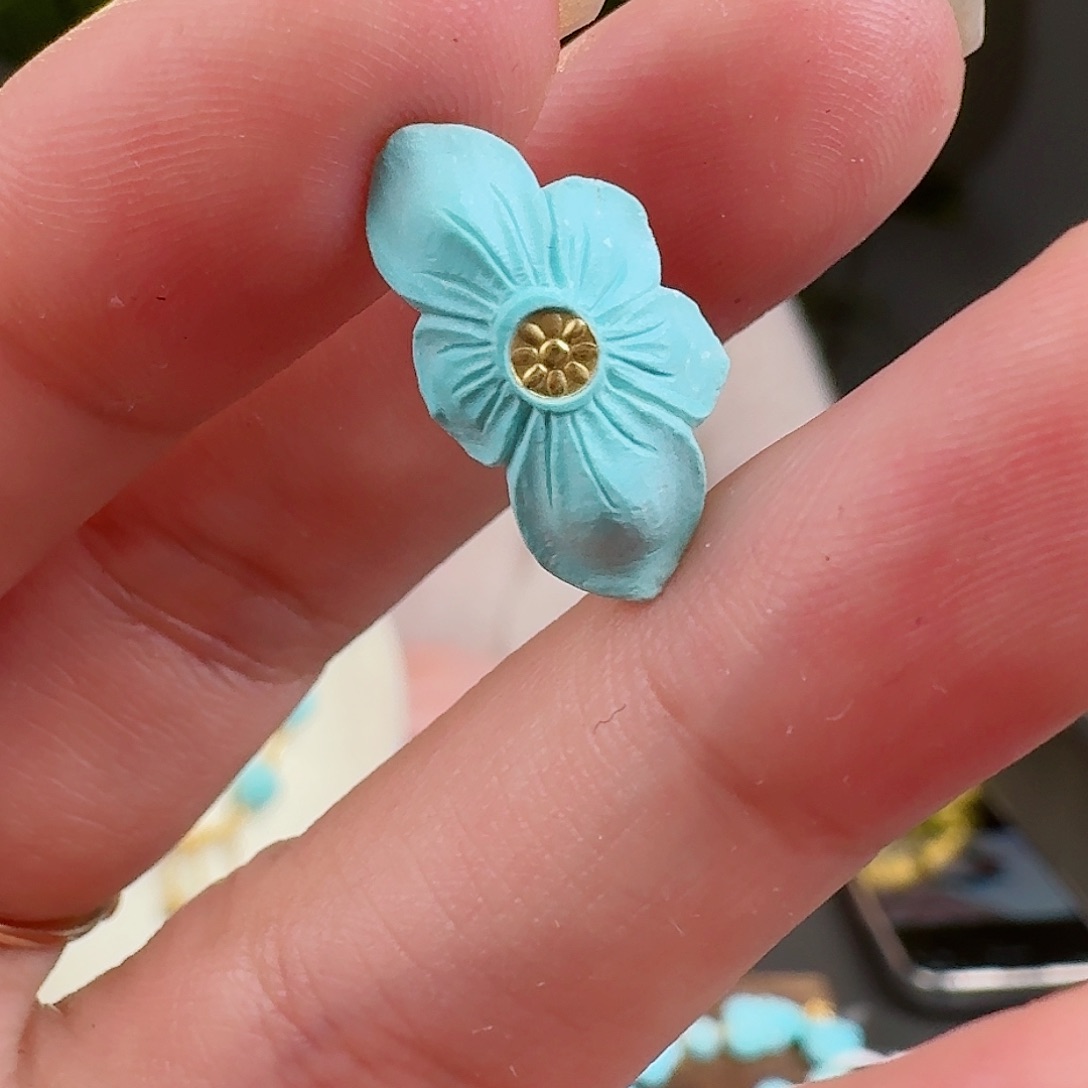 绿松石珠宝奇石未镶嵌