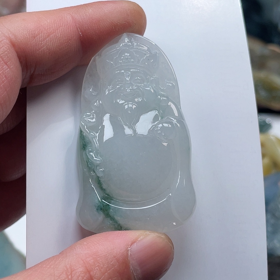 翡翠颈饰未镶嵌缅甸天然A货翡翠