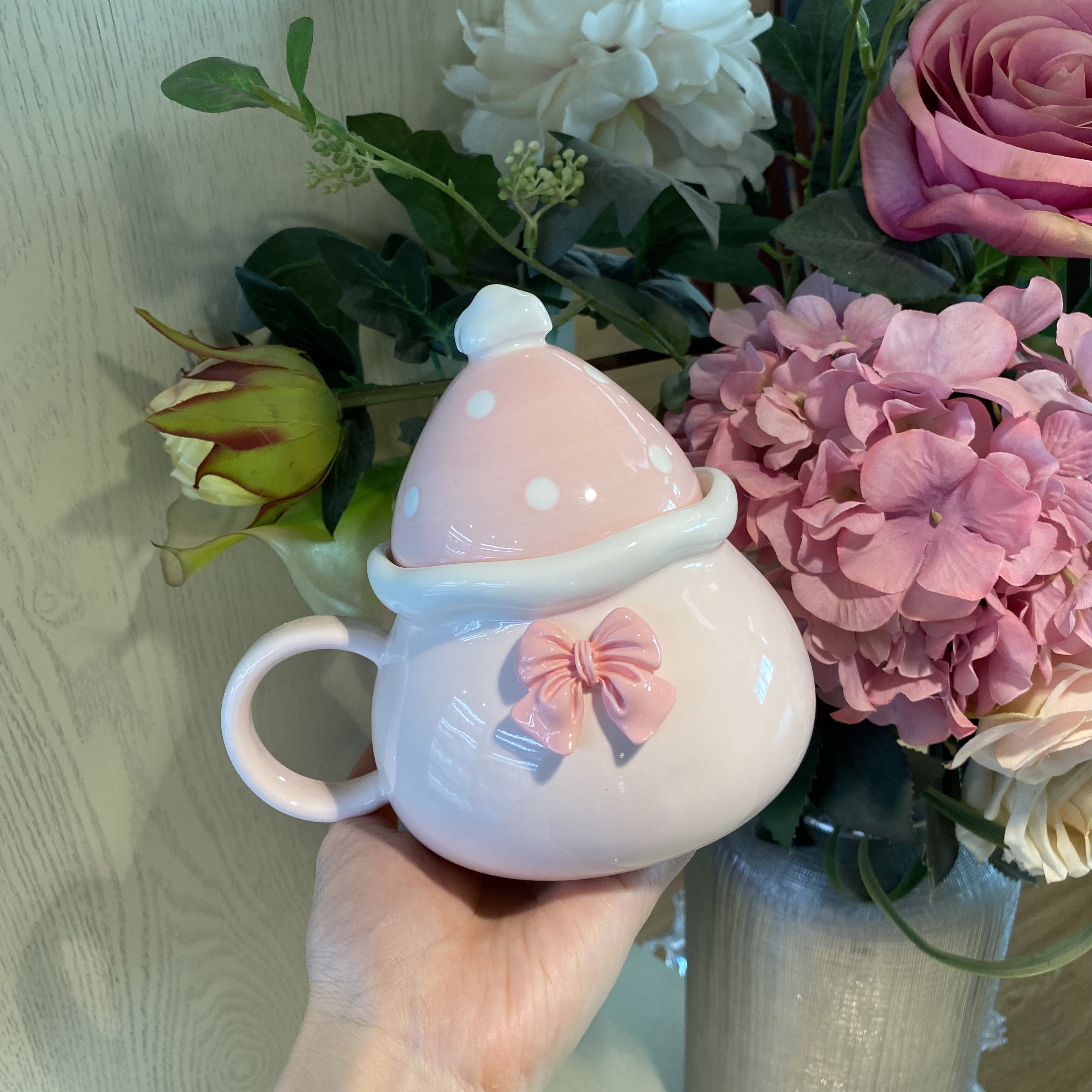 高颜值陶瓷卡通马克杯伴手礼家用喝水生日礼物办公室创意带盖杯子