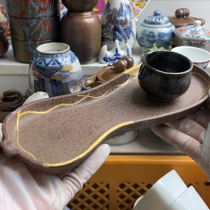 瓷片哈哈哈我来拉了笑拉