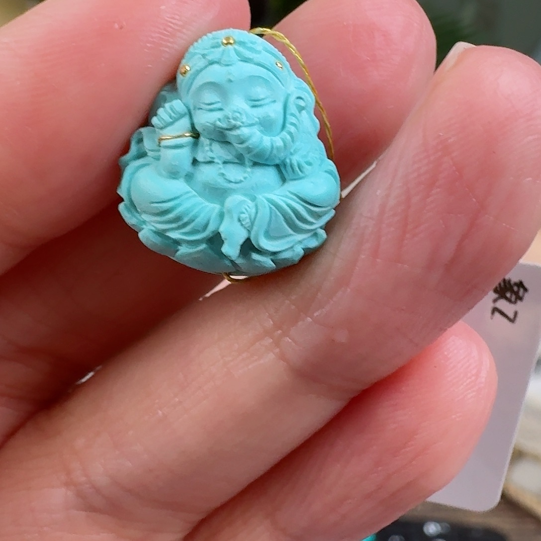 绿松石珠宝奇石未镶嵌