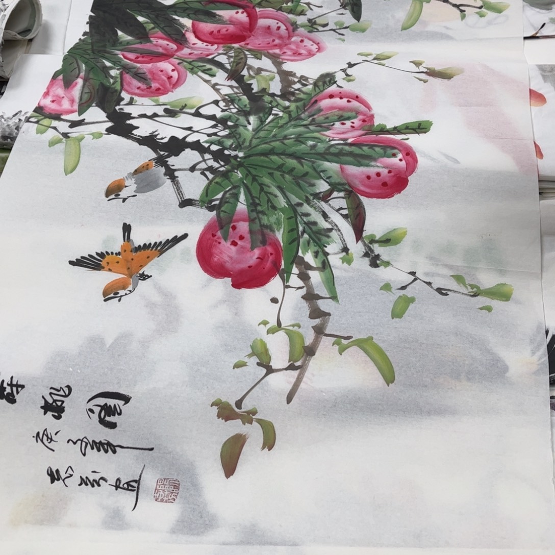 国画纯手绘无边框作品9