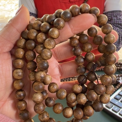 沉香手串白棋30克卡0.9多样性发1条