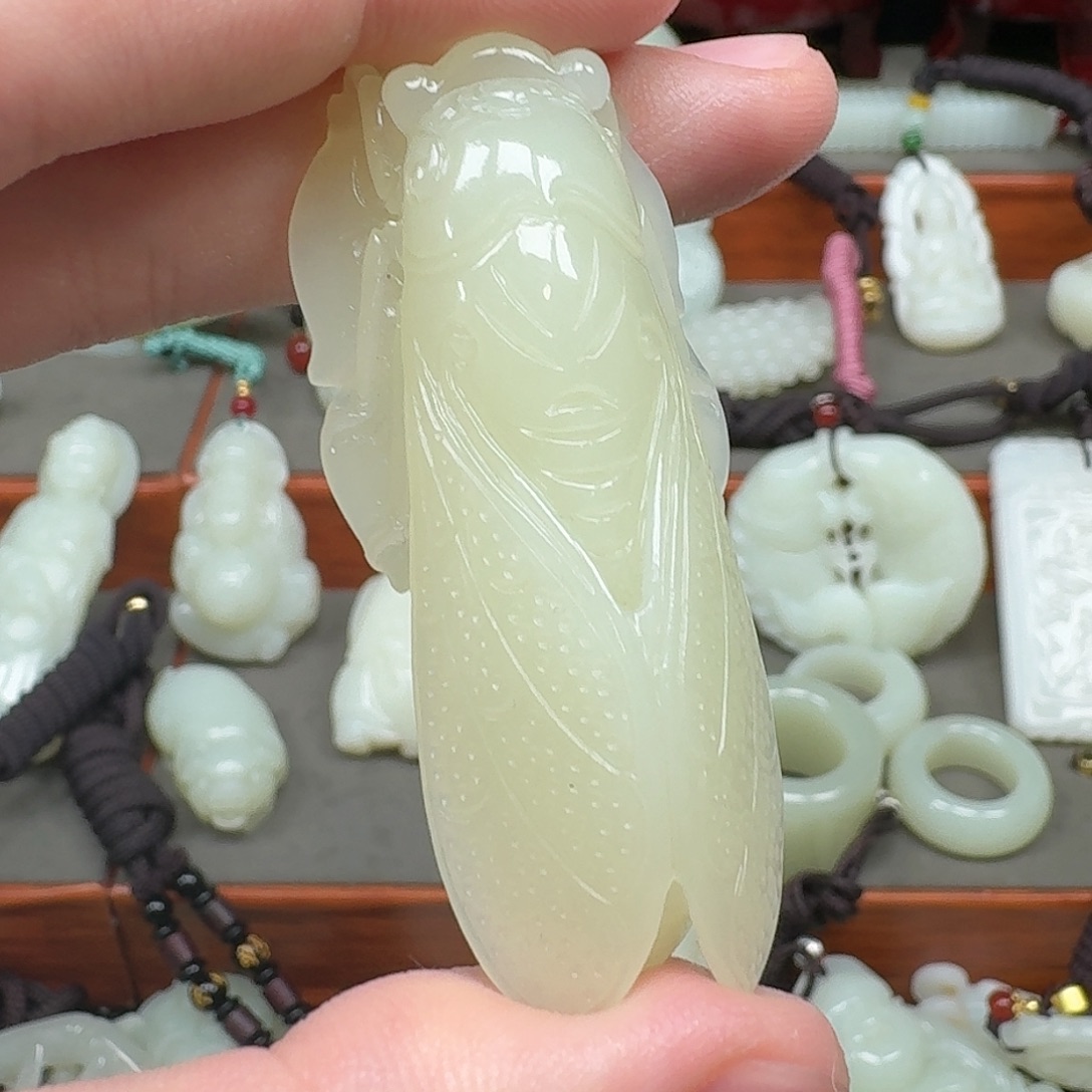 我***主和田玉未镶嵌挂件