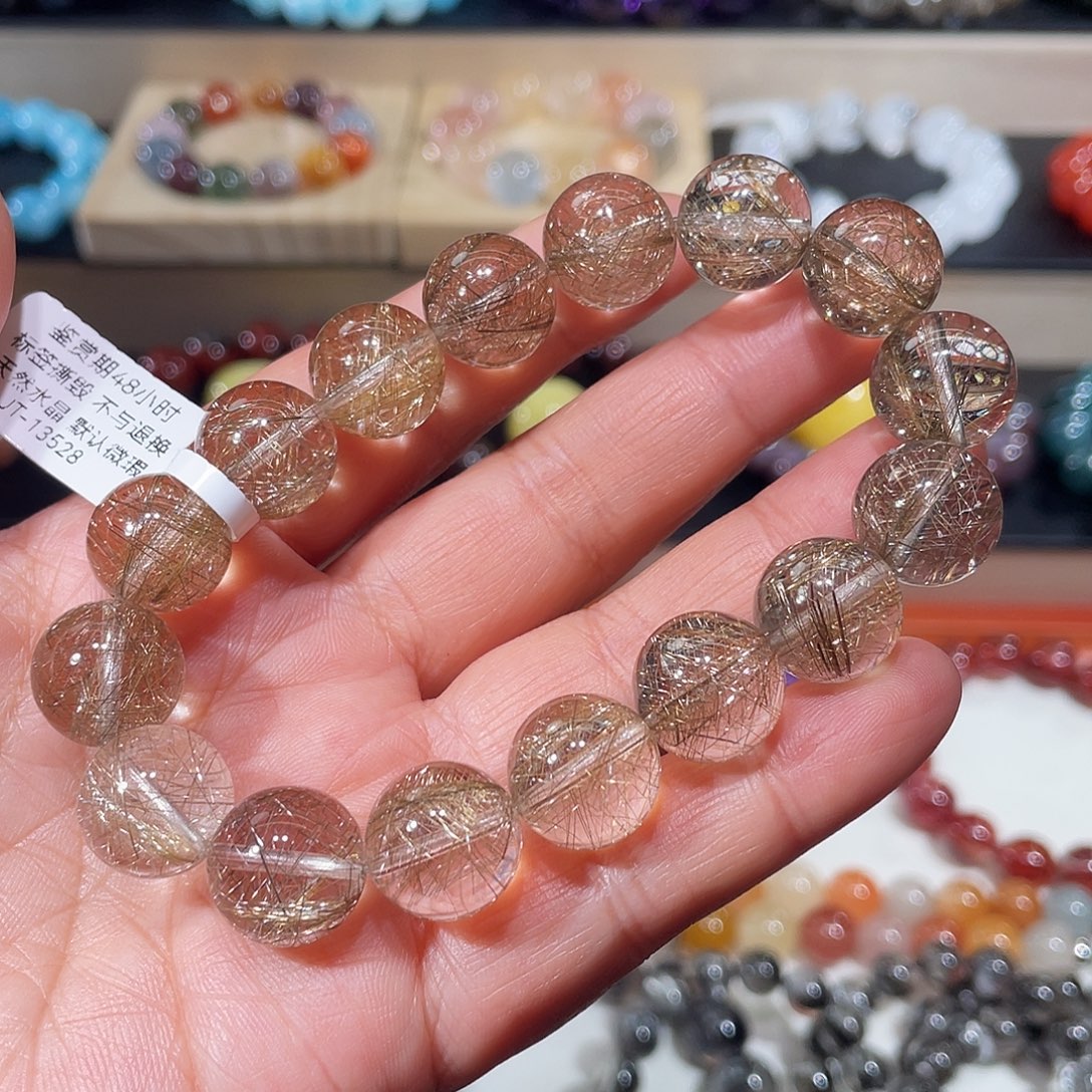 手链未镶嵌水晶发晶手链