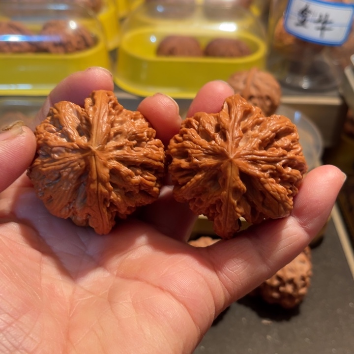 文玩核桃把件大粗筋48